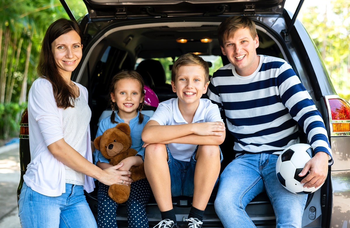 viagem com toda a família
