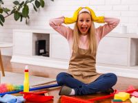 empregada domestica sobrecarregada